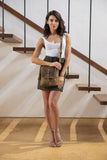 Brown Beauty Crazy Horse Distressed Leather Flap Shoulder Bag