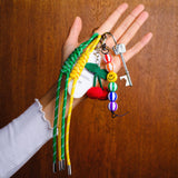 Cherry Pop Beaded Keychain Bag Charm