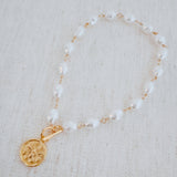 Golden Bee Baroque Necklace | 18k Gold Plated