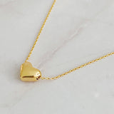 Love Bean Heart Necklace – Gold