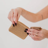 River Raffia Clippable Card Holder | Tan