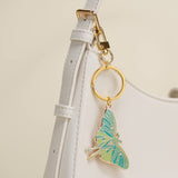 Glow-in-the-Dark Luna Moth Keychain & Bag Charm