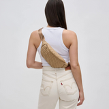 Aim High Woven Neoprene Belt Bag Fanny Pack Sling Bag Nude