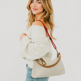 Cosette Canvas Shoulder Bag | Structured | Leopard