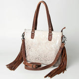 American Darling June Hair-On Cowhide & Leather Fringe Western Tote