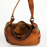 American Darling Eleanor Leather & Saddle Blanket Hobo Bag