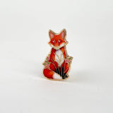 Red Fox Hard Enamel Pin