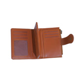 Lena Vegan Leather Laser-Cut Wallet | Black