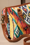 Kingston Hand-Woven Cotton & Chenille Boston Bag