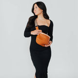 Sutton Crossbody Sling Bag Brown