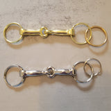 Snaffle Bit Bag Charm - Silver Equestrian Keychain