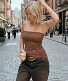 Western Cow Print Leather Belt - Calf Hair Belt with Gold Buckle