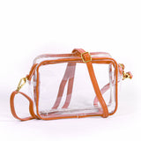 Bridget Clear Purse – Texas Patterned Straps | Dual Strap Set