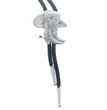 Cowboy Hat & Boot Silver Bolo Tie | Made in USA