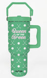 Queen of the Green Golf 38 oz Insulated Stainless Steel Tumbler with Handle