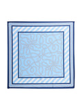 Coastal Scarf | Blue | Polyester Silk
