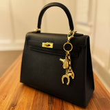 Equestrian Symbols Horse Horseshoe Keyring Purse Bag Charm