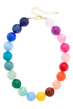 Mickey Rainbow Gumball Beaded Necklace