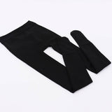 Fleece Lined Tights | Warm, Cozy & Silhouette-Enhancing | Black