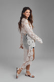 High-Low Crochet Cover-Up – Ivory