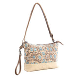 San Ysidro Falls Crossbody Bag – Floral Canvas & Leather | Myra Bag