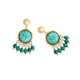 Magic of the Mesas Turquoise & Beaded Southwest Earrings