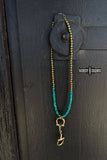 Say Whoa Necklace | Silver Western Bit Statement Necklace