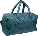 Joan & David Quilted Duffle Bag - 22" Parachute Nylon Weekender