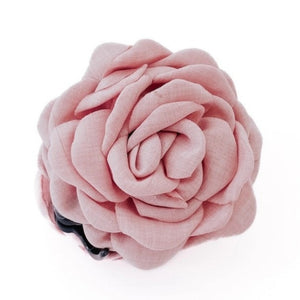 Blooming Rose Hair Claw Clip Blush