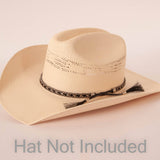 Bodie Horsehair & Leather Hat Band — Brown