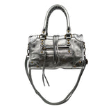 Judith Mini Iridescent Leather Handbag – Gold