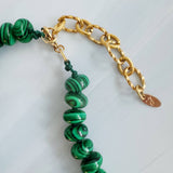 Lapis Blue Natural Stone Beaded Necklace