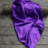 Purple Solid Color Western Southwestern Wild Rag Scarf Accent