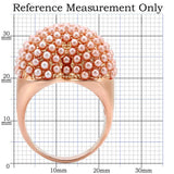 Rose Gold Pearl Ring | Brass Band with Synthetic Rose Pearl