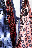 American Pie Hand Block Print Cotton Tote Bag | Boho Tie-Dye