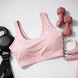 Arya Solid Bralette in Blush