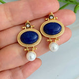 Noble Beauty Designer Stud Earrings | 18k Gold Plated