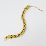 18K Gold Chain Link Bracelet – Tarnish & Water Resistant