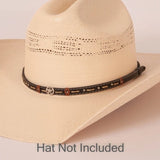 Teton Brown Leather Hat Band