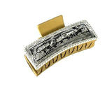 Western Horse Design Metal Hair Claw