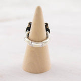 Silver Western Buckle Stretch Ring