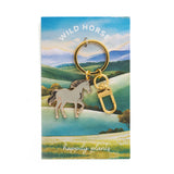 Horse Hard Enamel Keychain & Bag Charm – Western Cowgirl Gift