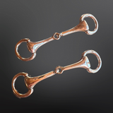 Snaffle Bit Scarf Slide & Craft Buckle | Gold | Sold as a Pair
