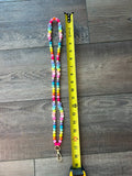 Colorful Beaded Teacher Nurse Lanyard with Hearts