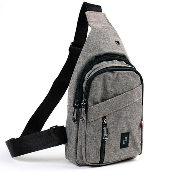 Crossbody Travel Sling Bag With Adjustable Straps Khaki
