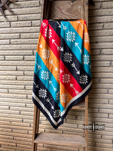 Follow Your Arrow Western Southwestern Wild Rag Scarf Accent