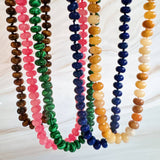 Lapis Blue Natural Stone Beaded Necklace