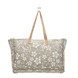 Myra Chalky Canvas & Leather Weekender Bag