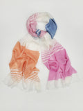 Calista Ultralight Scarf Orchid Purple, Orange, Blue