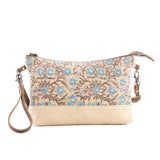 San Ysidro Falls Crossbody Bag – Floral Canvas & Leather | Myra Bag